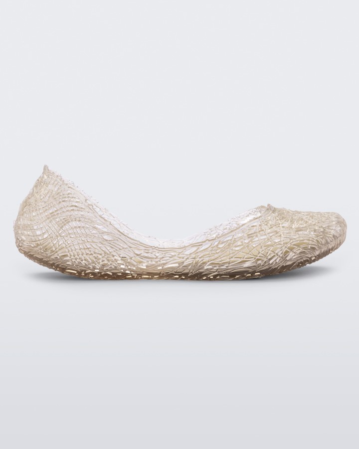 Flujo Beige Melissa Campana Sandalias Elegantes y Confortables