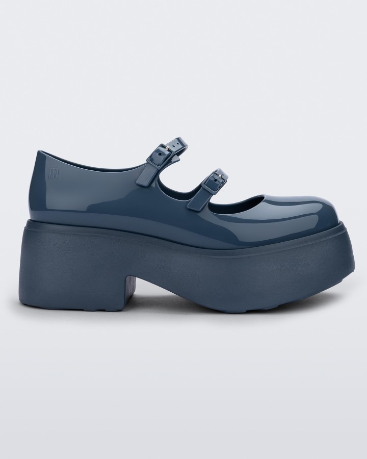 Azul Melissa Farah Sandalias Elegantes para Mujer