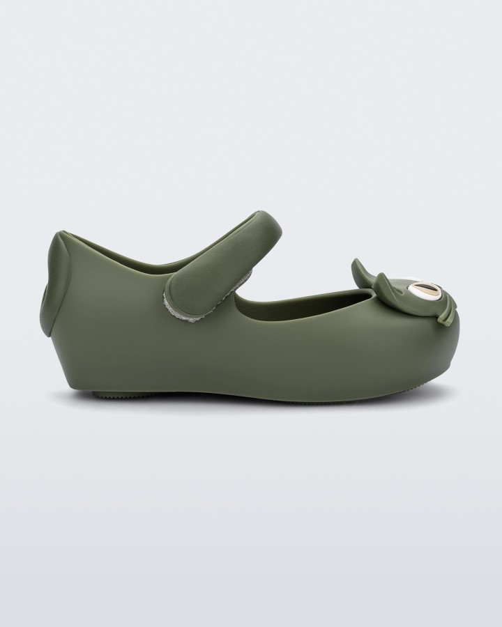 Melissa Mini Verde Ultragirl II Zapatos para Niñas Trendy