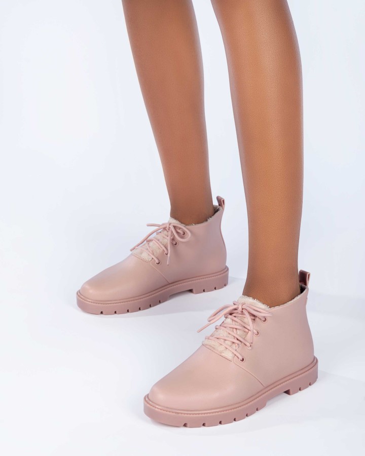 Bota Esponjosa Melisa Rosa Ultra Comodidad y Estilo