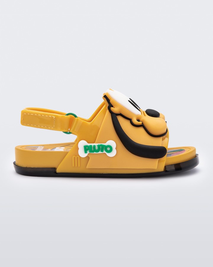 Melissa Mini Sandalia Playa Mickey Amigos Bebé Amarillo