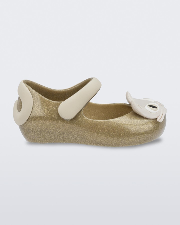 Melissa Oro Mini Ultragirl II Zapatos Brillantes Infantil