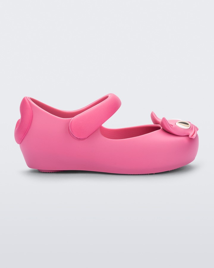 Rosa Melissa Mini Ultragirl II Zapatos Rosa Divertidos y Cómodos
