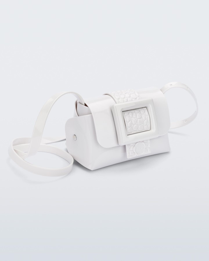 Bandolera Blanca con Hebilla Viktor & Rolf Melissa Estilo Moderno